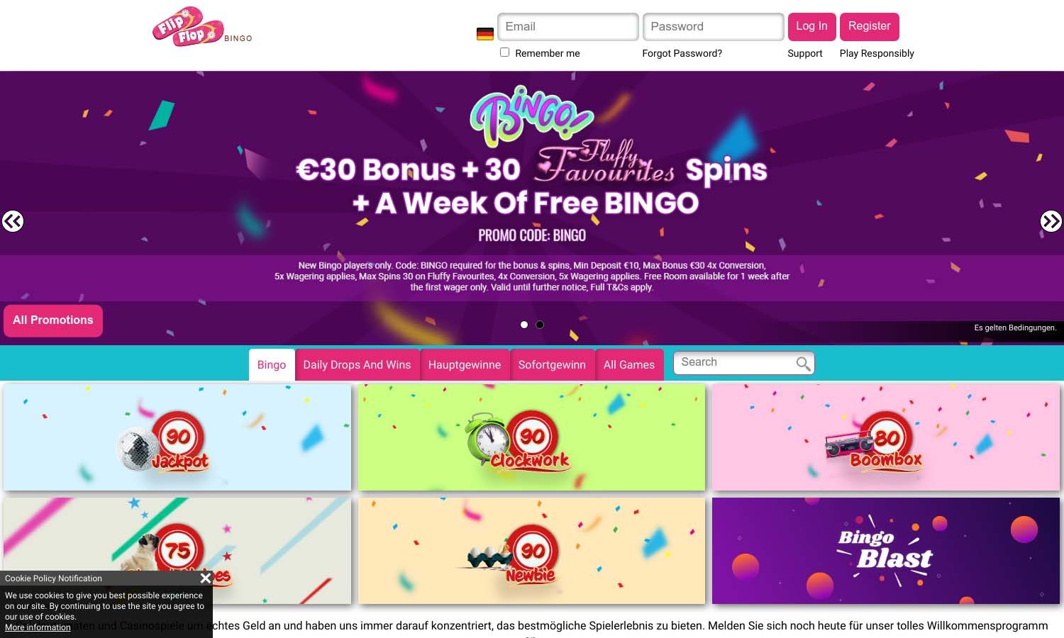 Balmy Bingo Casino Alternative